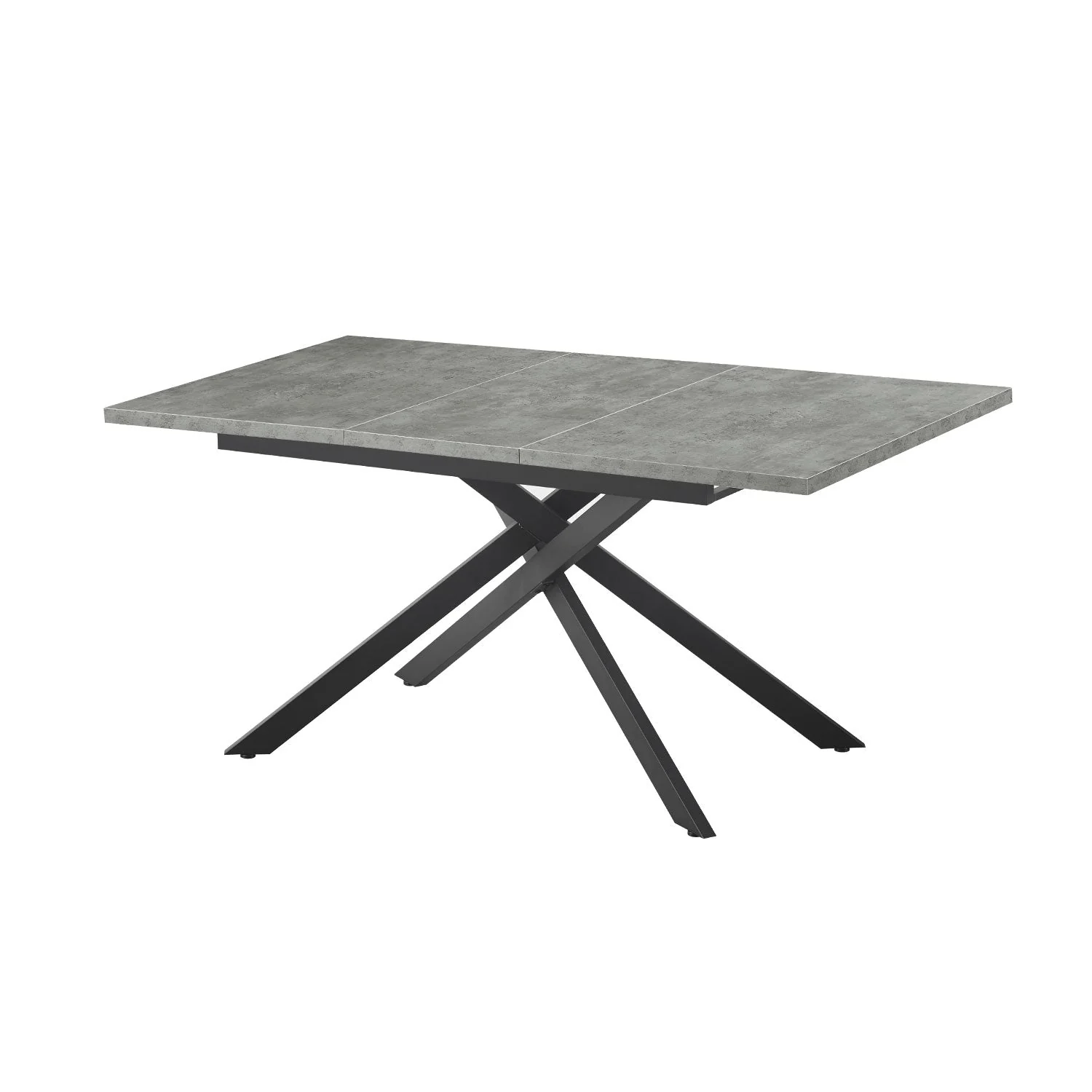 B-Ware Ausziehtisch LARS, Beton