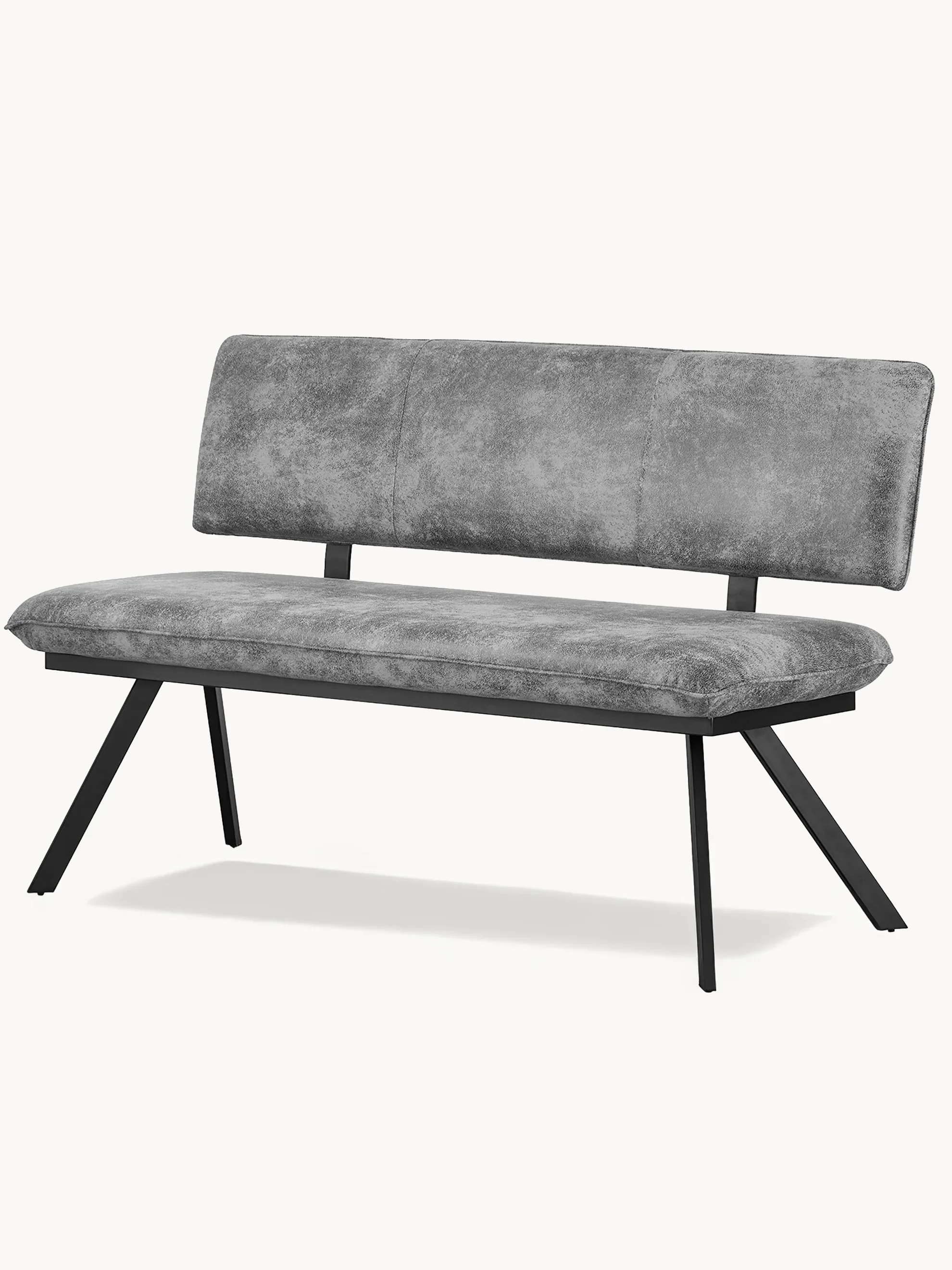 B-Ware Sitzbank JUNA, Grau, 160cm
