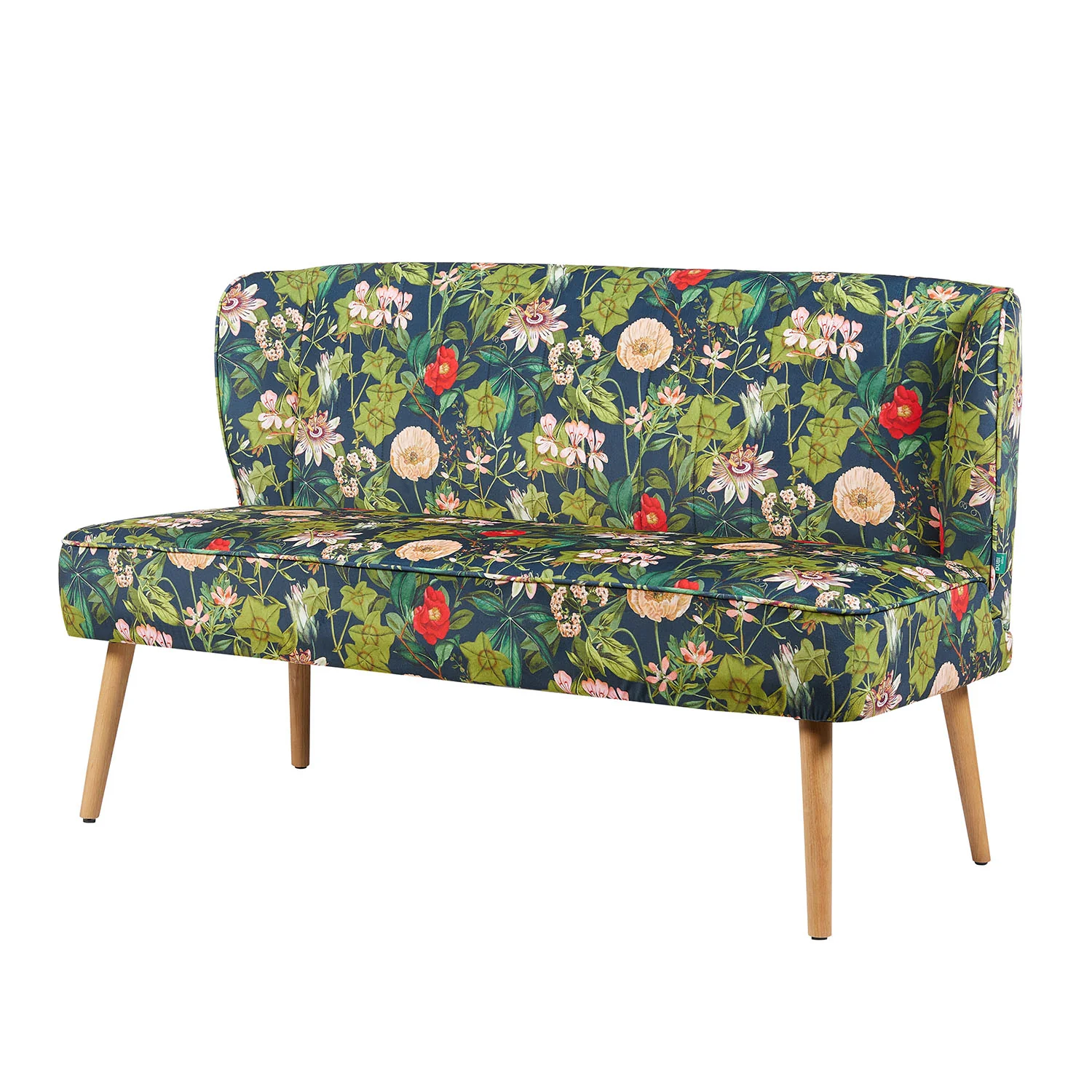 B-Ware Sitzbank Sophia, Blumen in 140cm, Federkernpolsterung - Image 6