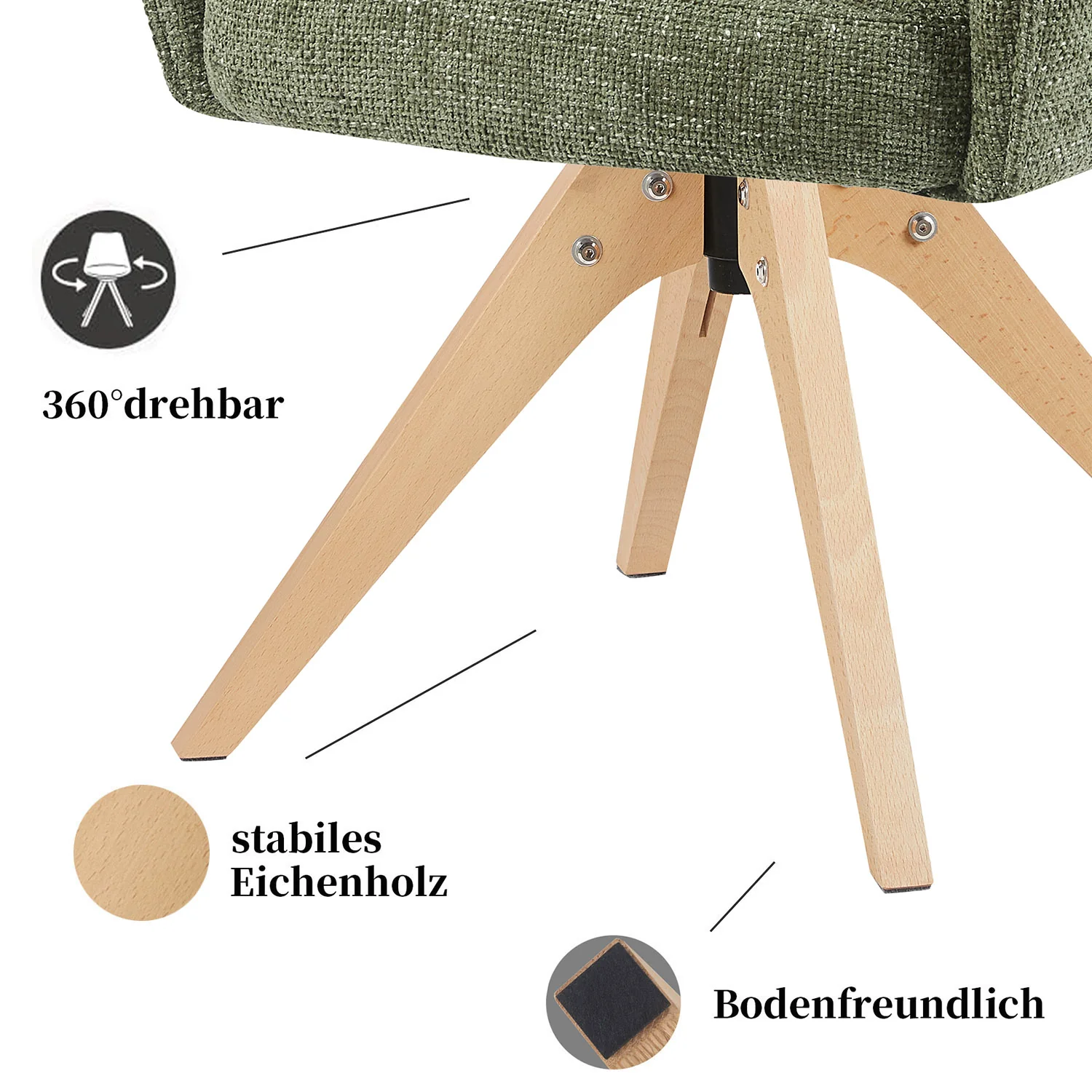 Esszimmerstuhl THOMAS-ZARA - zeitloser Polsterstuhl mit Federkernpolsterung - Image 18